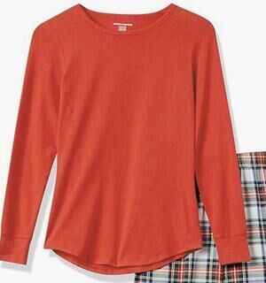 Essentials Lightweight Long Sleeve Sleep Shirt Small
